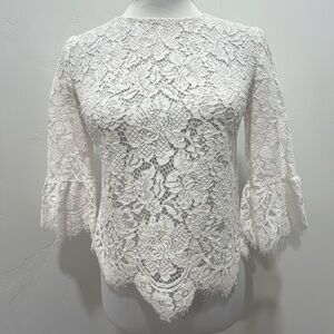 Banana Republic Petite Lace Top